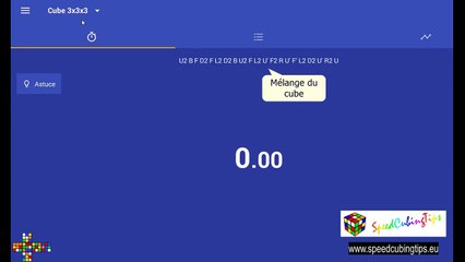Utiliser Twisty Timer pour s'aider à la résolution de la croix