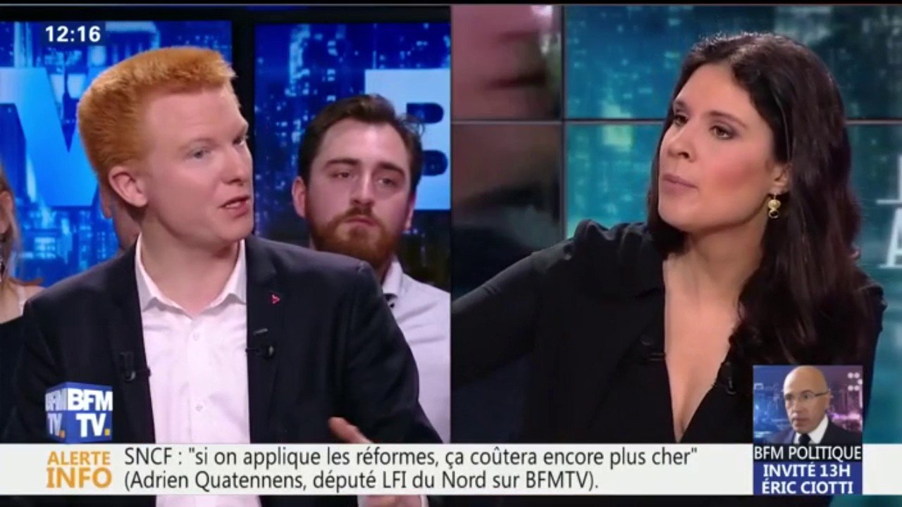 SNCF: "Le statut des cheminots n'a aucune corrélation avec la dette", selon Adrien Quatennens