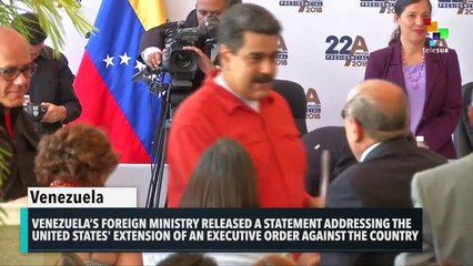 Venezuela Responds To US Executive Order