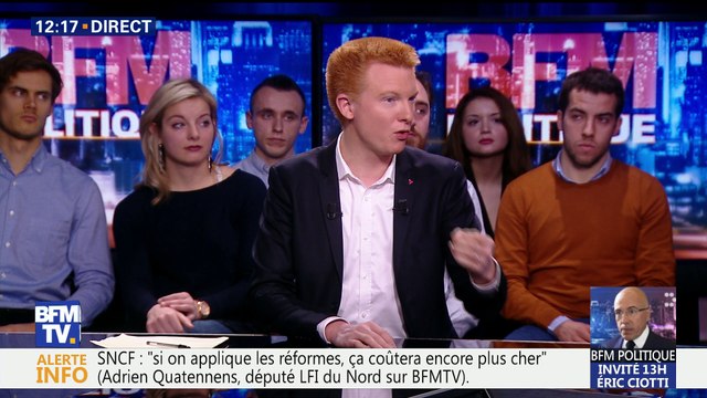 SNCF: Si on applique les réformes, ça coûtera encore plus cher , Adrien Quatennens