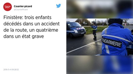 Finistère : Trois enfants tués dans un accident de la route.