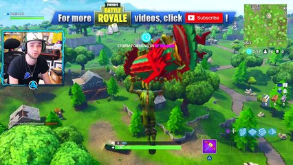 NEW LEGENDARY T-REX GAMEPLAY in Fortnite Battle Royale!