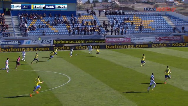 1-1 Djalma Campos Goal [HD] - Asteras Tripolis vs PAOK - 04.03.2018