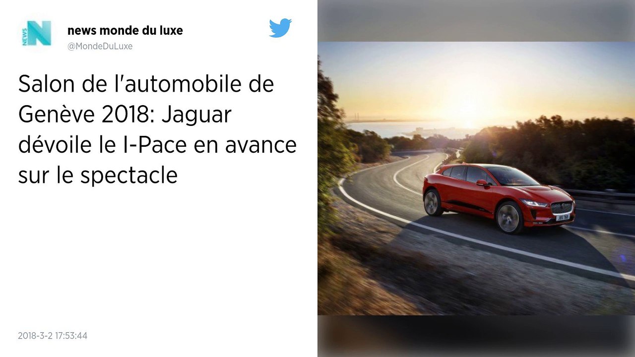 I-Pace, le premier SUV 100% électrique de Jaguar.
