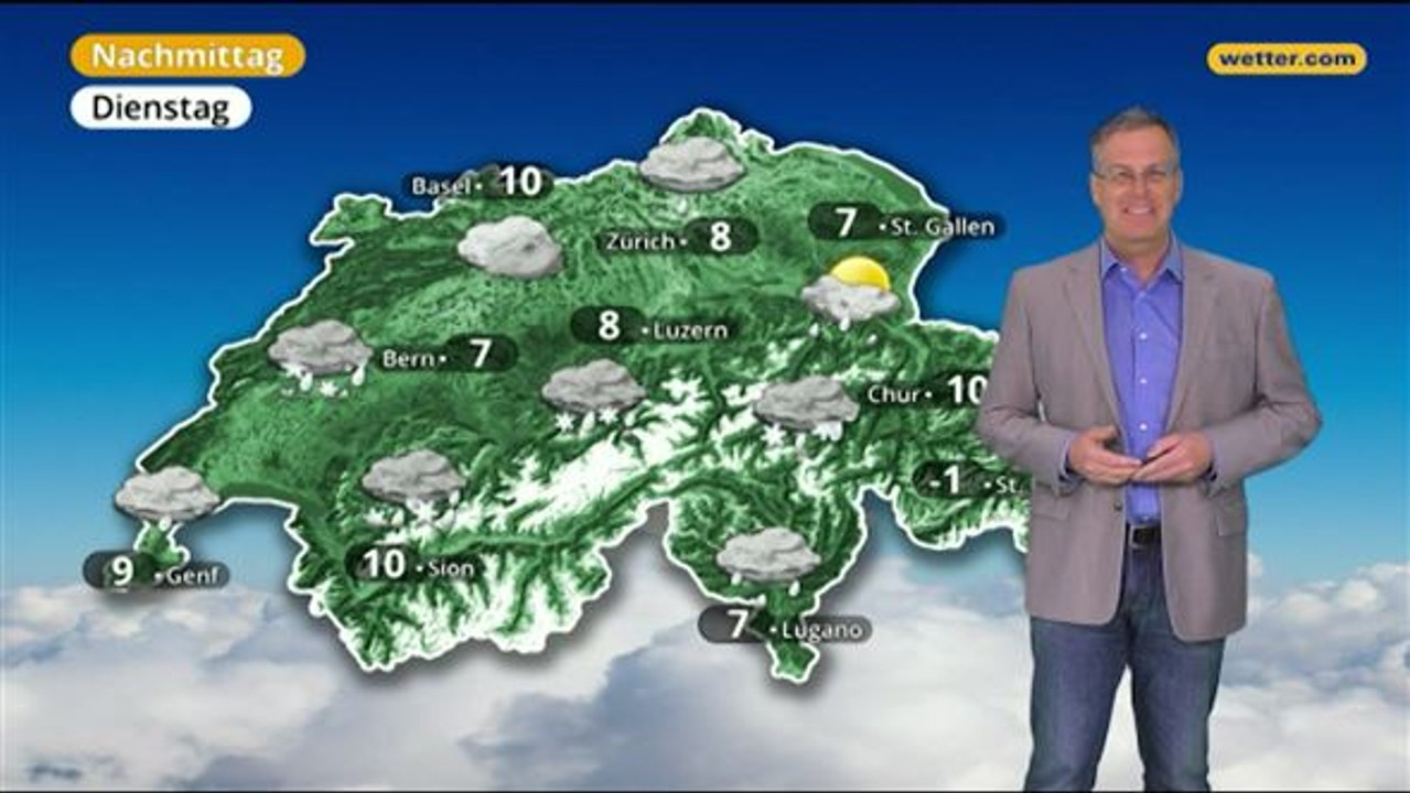 Das Wetter in der Schweiz am 04. März 2018