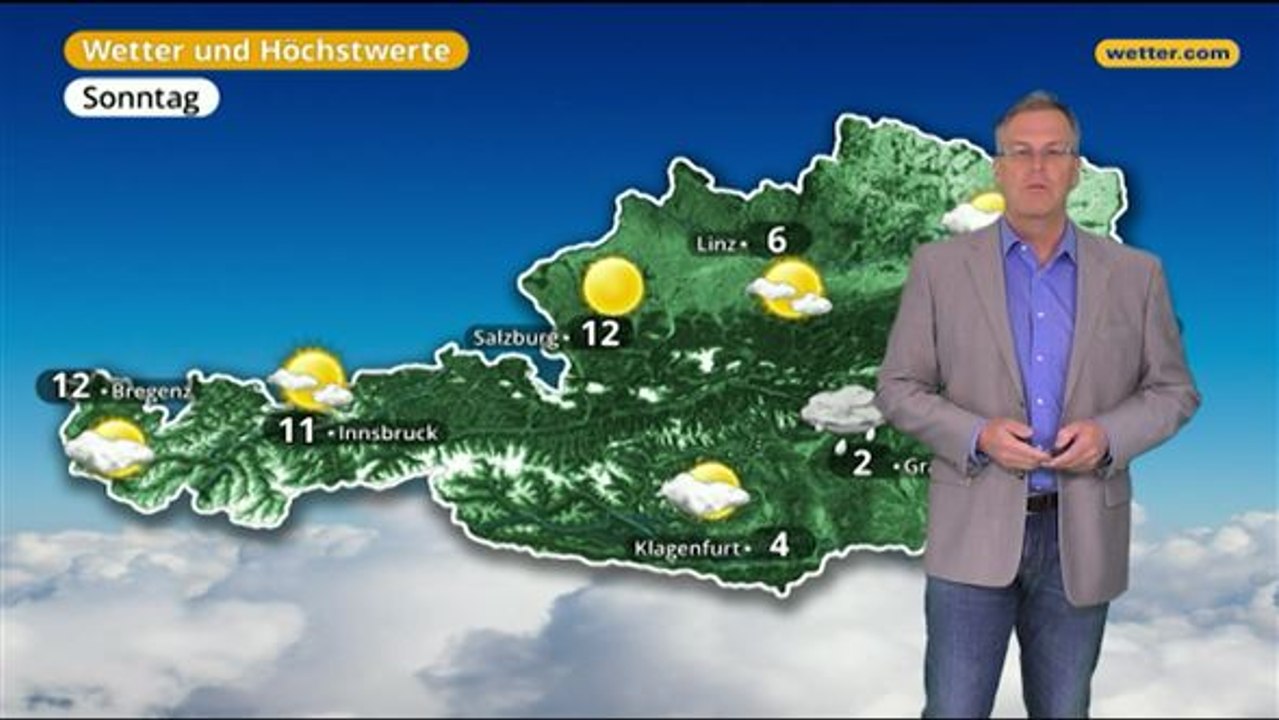 Das Wetter in Österreich am 04. März 2018
