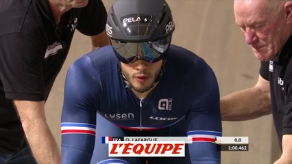 Almeida et Lafargue au pied du podium - Cyclisme - ChM