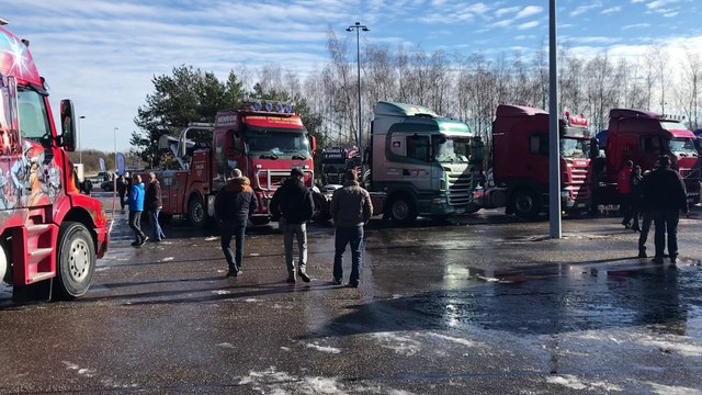 Concentration de poids-lourds au Zénith de Nancy-Maxéville