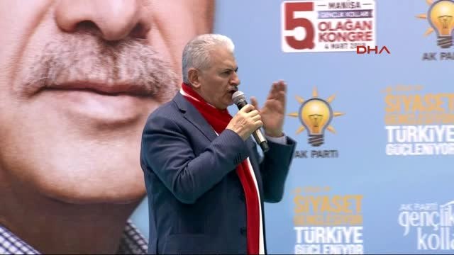 Manisa- Başbakan Yıldırım Partisinin Manisa 5. Olağan İl Gençlik Kolları Kongresi'nde Konuştu -3