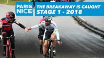 Les échappés sont repris - Étape 1 / Stage 1 (Chatou / Meudon) - Paris-Nice 2018