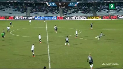 Federico Santander Goal HD - Aarhus 0-1 FC Copenhagen 04.03.2018