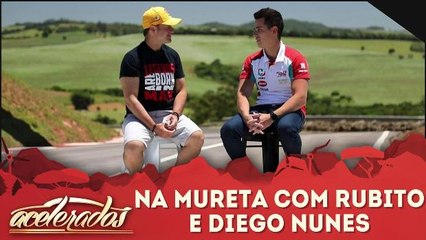 Na mureta com Rubito e Diego Nunes