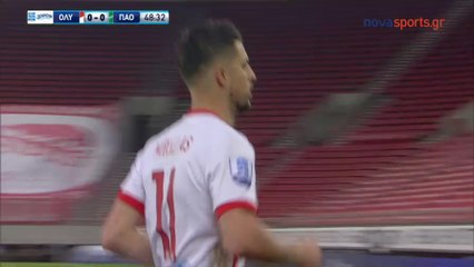 Kevin Miralas Second AMAZING Chance - Olympiakos vs Panathinaikos - 04.03.2018