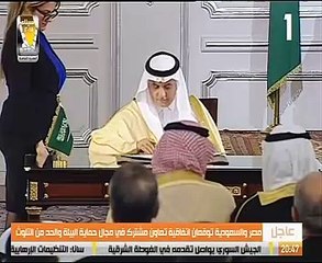 الرئيس السيسى وولى العهد السعودى يشهدان توقيع عدد من الاتفاقيات