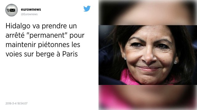 Hidalgo va prendre un arrêté permanent pour maintenir piétonnes les voies sur berge.