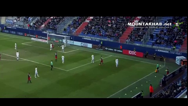 YOUSSEF AIT BENNASER VS STRA تحركات يوسف آيت بناصر