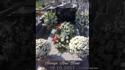POLOŽENO CVEĆE ZA DESETOGODIŠNJICU OD GRUPE- NINO REŠIĆ - LEGENDA - Video by: * Nada Zuber *