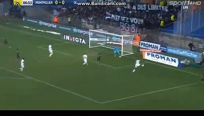 Buts et résumé Montpellier 1-1 Lyon