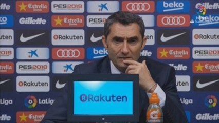 Valverde: "El espíritu competitivo del Atlético de Madrid es un ejemplo para nosotros"
