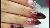 Hard Gel Nails with Chrome from whats up nails and DIY hard nails