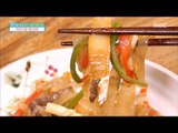 [Happyday]Ripened kimchi perilla oil japchae 고소한 냄새가 일품! '묵은지 들기름 잡채'[기분 좋은 날] 20170221