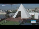 [Morning Show] Charm of rooftop camping 집에서 즐기는 캠핑! '옥상 캠핑장' [생방송 오늘 아침] 20160603