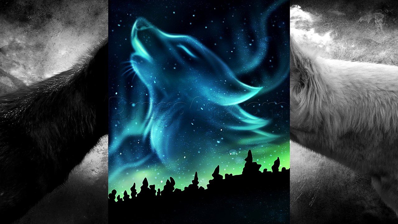 Wolf reading- Howling Moon