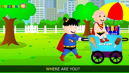 Superman Finger Family Collection,Superman Finger Family _ Ice cream Finger Family Rhymes