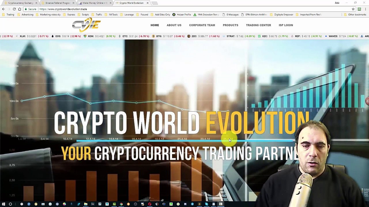 Crypto world evolution software