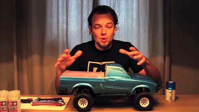 RC CUSTOM PAINT - The Easy Way - Pro-Line Ford F-150 Raptor on a HPI Blitz