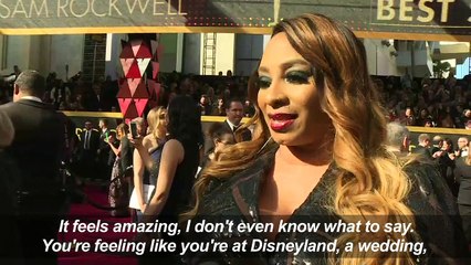 Nominees for Best Original Song Oscar arrive on red carpet