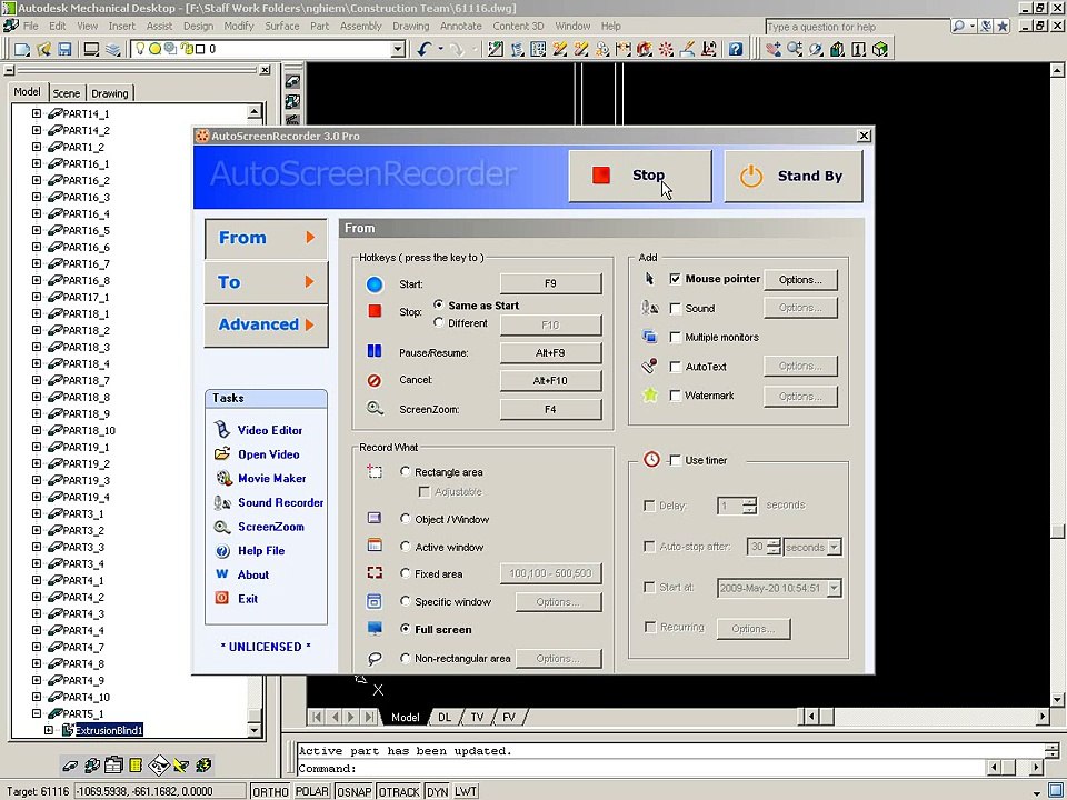 AutoCad Mechanical Desktop Pattern 4
