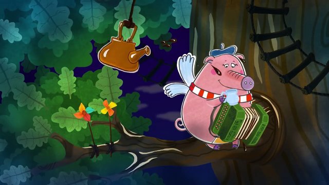 Добрые поучительные мультики для детей | Летающие звери - Музыкальные пираты