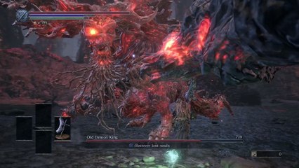 Old Demon King Dragonslayer Axe No Damage Taken