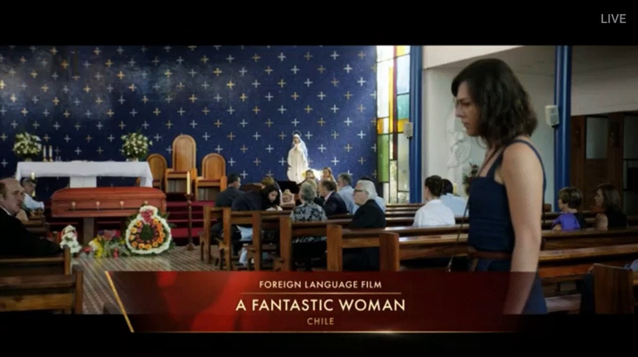 A Fantastic Woman Wins Best Foreign Language Film Oscars 2018