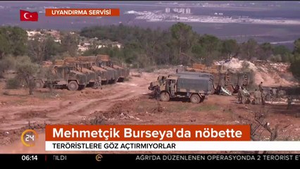 Mehmetçik ve ÖSO nöbette