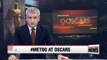 #MeToo grabs attention at 90th Academy Awards