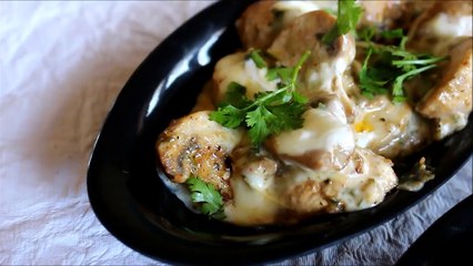 Kalan Tikka (Cheesy Malai Mushroom Tikka)