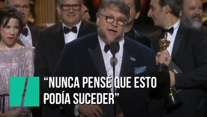 El discurso de Guillermo del Toro al ganar el Oscar a Mejor Película