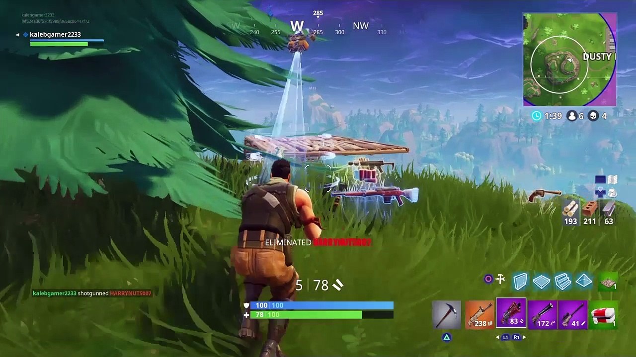 Fortnite solo gameplay