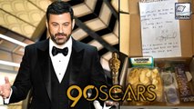 Jimmy Kimmel Provides Stars With SNACK BOXES Boxes At Oscars 2018