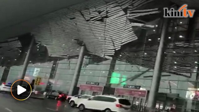 Airport roof 'takes flight' in China