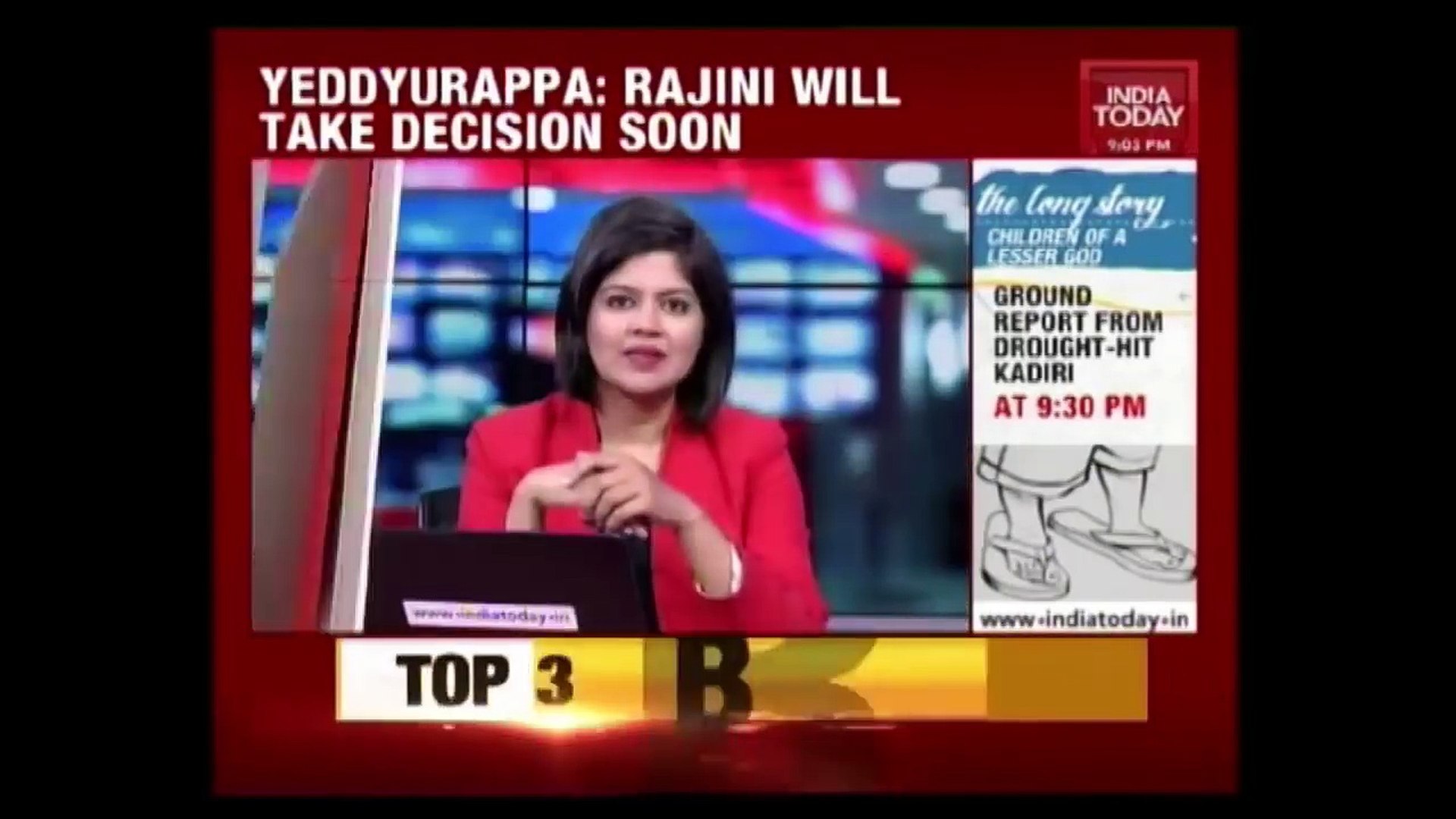 BJP Leader, BS Yeddyurappa Welcomes Rajinikanth Into Politics