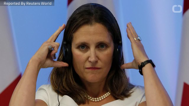 Amid Concerns Of Proposed Tariffs, Canada's Freeland To Meet Top U.S. Congressmen