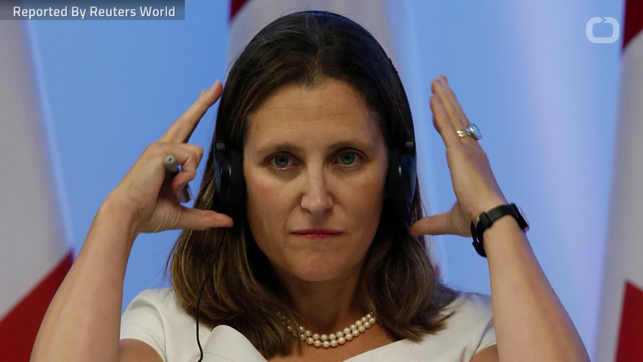 Amid Concerns Of Proposed Tariffs, Canada's Freeland To Meet Top U.S. Congressmen