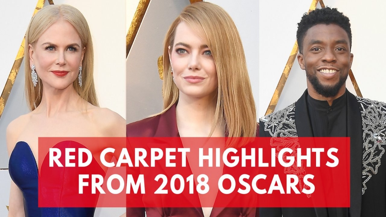 Red carpet highlights from 2018 Oscars: From Chadwick Boseman to Emma Stone