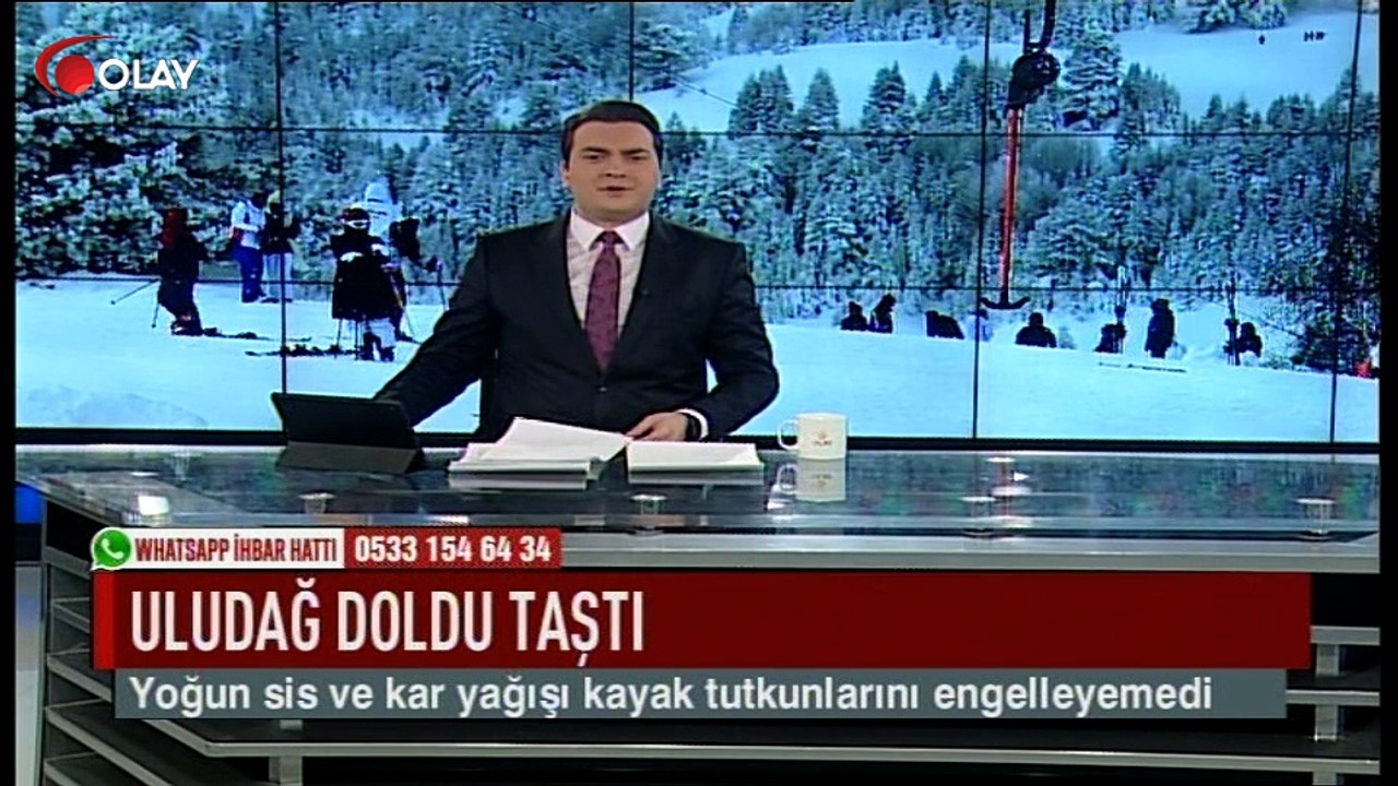 Uludağ doldu taştı