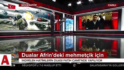 Fatih Camii�nde Zeytin Dalı Operasyonu için dualar okundu