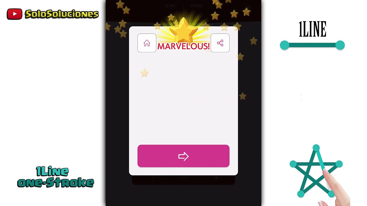 1Line One-stroke level 6 (stage 1-50)