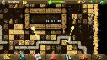 Broken pipeline - Diggy's Adventure